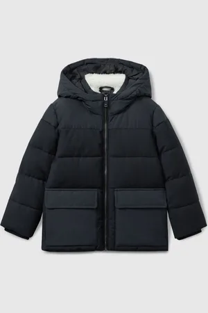 Reiss Rigel Hooded Twill and Shell Puffer Jacket13