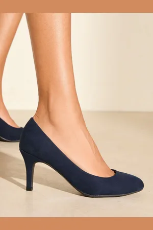Friends Like These Low Stiletto Heel Round Toe Faux Suede Court ShoesEU 36 (UK 3) B