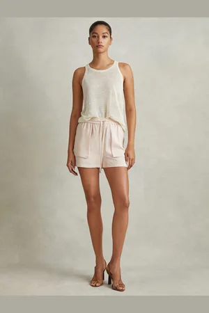Reiss Isador short met trekkoord en TENCEL vezel32