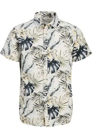 JACK & JONES Tropical Print Short Sleeve Shirt140146cm