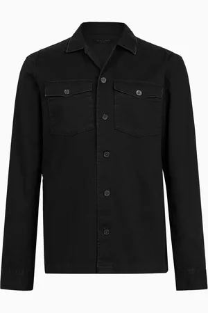 AllSaints AllSaints Spotter 100% katoenen shirt in legerlookS