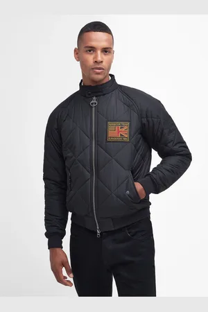 Barbour Quilted Merch Black JacketM
