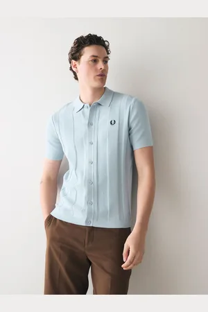 Fred Perry Overhemd met knoopsluiting en korte mouwenxlarge