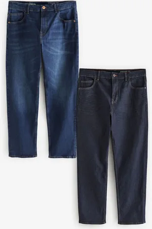 Next Classic Stretch Straight Fit Jeans 2 Pack36W x 35L (UK 36 XL)
