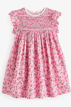 Next Geborduurde jurk met gerimpelde mouwen van Cath Kidston (3 mnd