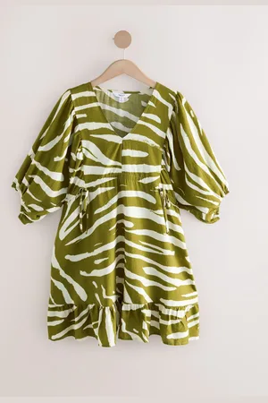 Next Volume Sleeve Tie Mini Dress50