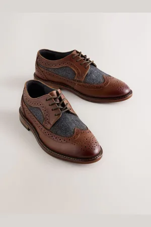 Next Leren Brogue schoenen met vetersuk10eu28