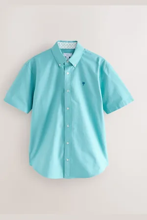 Next Oxford Short Sleeve 100% Cotton Shirtlarge