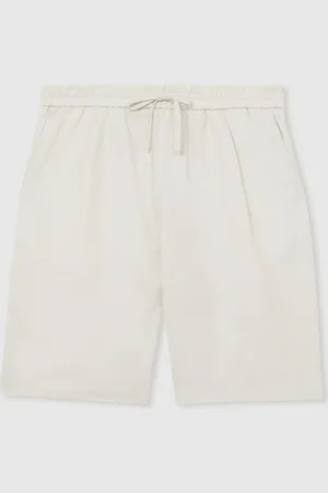 Reiss Barges Linen Drawstring Shorts30r