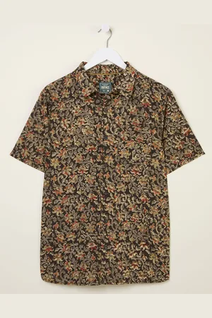 Fat Face FatFace Short Sleeve Authentic Indian Hand Block Print Shirtxlarge
