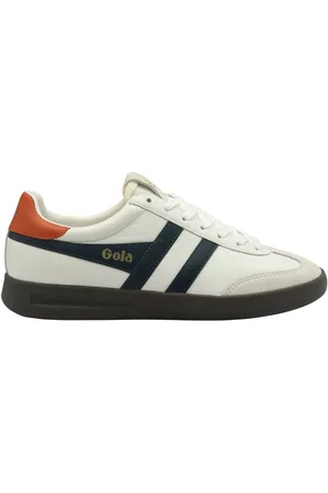 Gola Mens Cyclone Leather Lace-Up Trainersuk10eu44