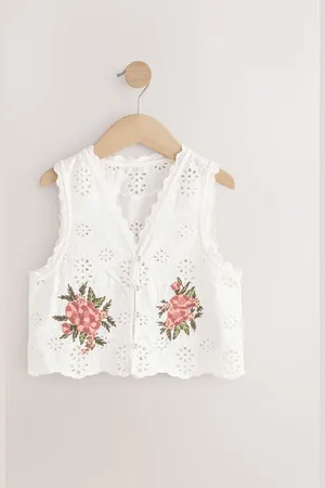 Next 100% Cotton Embroidered Blouse (3-16yrs)152158cm