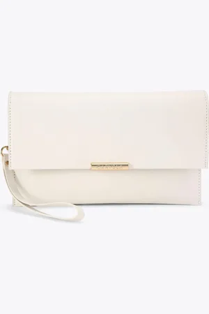 Carvela Caterina White Clutch Bageen