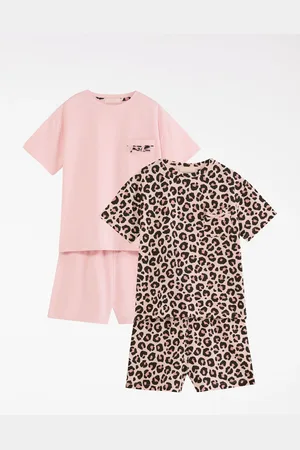 Lipsy London Printed Jersey Cotton Pyjamas 2 Pack (5-16yrs)110116cm