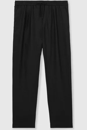 Reiss Barges Linen Drawstring Relaxed-Fit Trousers34r