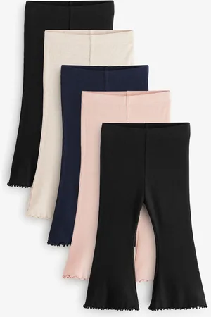 Next Ribbed Flare Leggings 5 Pack (3mths-7yrs)5