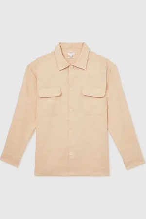 Reiss Eze Linen Twin Pocket Overshirtxsmall