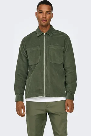 Only & Sons Zip Cord 100% Cotton JacketS