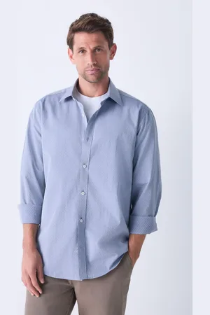 Next Long Sleeve Embroided Print Smart Shirtxxxlarge