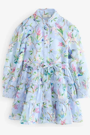 Ted Baker Blue Printed Woven Shirt Dress116122cm