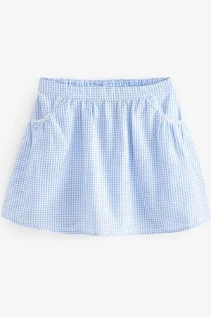 Next Pull-on Cotton Rich School Gingham Skirt (3-14yrs)4 Jaar (104cm)