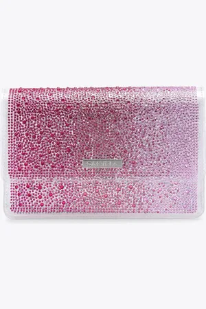Carvela Pink Lovebird Clutch Bageen