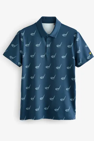 Lyle & Scott Golf Printed Polo Shirtxxlarge