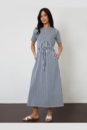 Threadbare Ruched Waist Jersey Midi Dress40