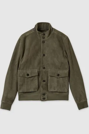 Reiss Roland Suede Harrington JacketXS