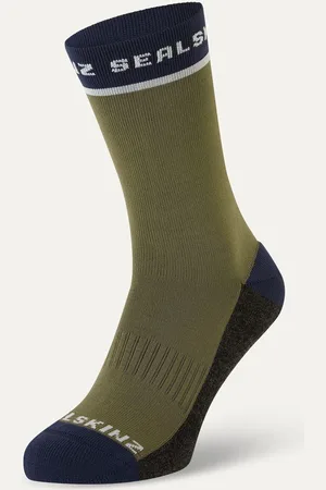 Sealskinz Blue Foxley Mid Length Active SocksS