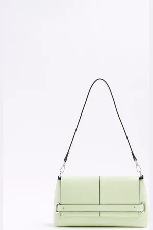 River Island Faux Leather Fold Over Clutch Bageen