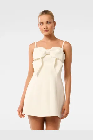 Forever New Hayley Bow Front Mini Dress36