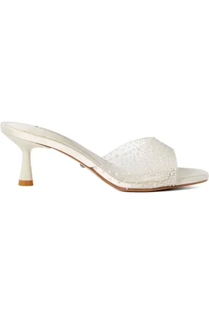 Dune Moonlit Sea Pearl Bridal Kitten Heel MulesEU 38 (UK 5)