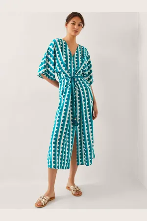 Monsoon Indah Print Midi Kaftan Dresslarge