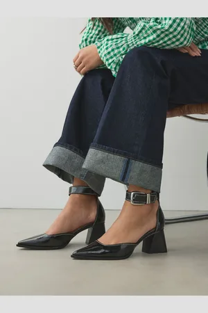 Next Forever Comfort Point Toe Buckle Hardware Detail Block HeelsEU 36 (UK 3.5)