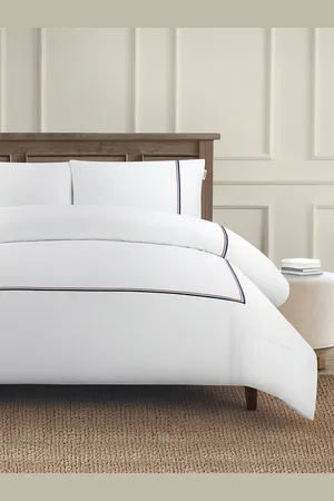 U.S. Polo Assn. U. S. Polo Assn. Luxury Cotton Brand Stripe Duvet SetDUBBEL