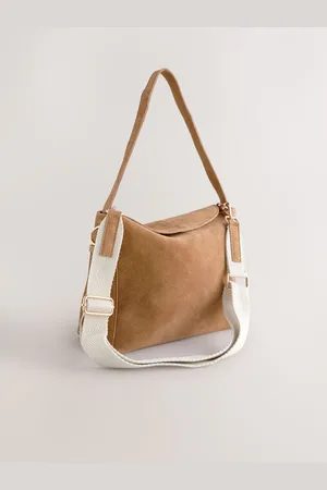 Next Leather Slouch Cross-Body Bageen