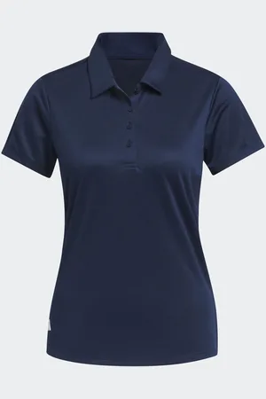 adidas Womens Solid Short Sleeve Polo ShirtS