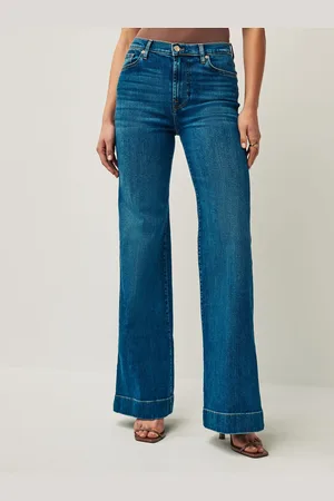 7 for all Mankind Blauwe Dojo Soho jeans met wijde pijpen27 R