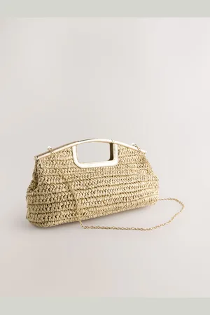 Next Clutch van raffiaEén