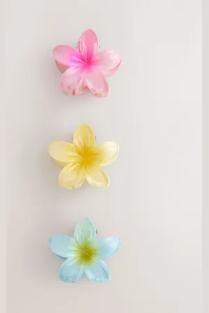Next Mini Flower Hair Clips 3 Packeen