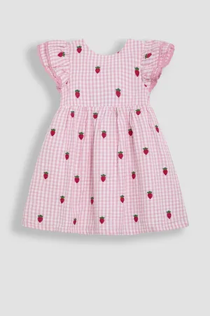 JoJo Maman Bébé Double Frill Shoulder Dress6