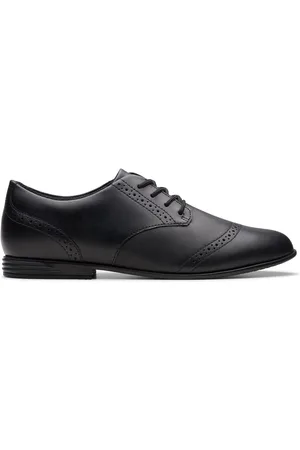 Clarks Leather Finja Brogue Youth Shoes7 EU 41 H