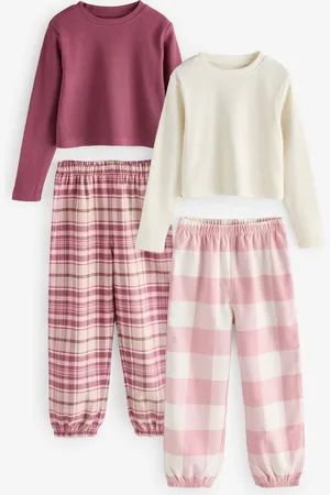 Next Check Woven 100% Cotton Bottom Pyjamas 2 Pack (3-16yrs)11 Jaar (146cm)