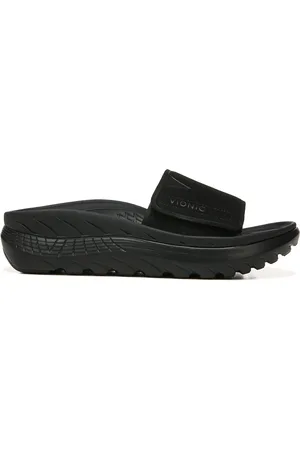 Vionic Unisex Rejuvenate Recovery Arch Support Black SandalsEU 37 (UK 4)