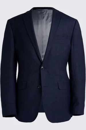 Moss Tailored Fit Milled Check Suit Jacket46 Long (UK 36 L)