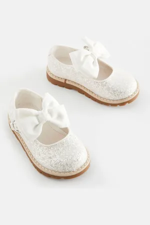 Next Mary Jane Touch Fastening Bow ShoesEU 24 (UK 7)