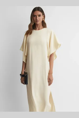 Reiss Louise Cape-Sleeve Midi Dress34