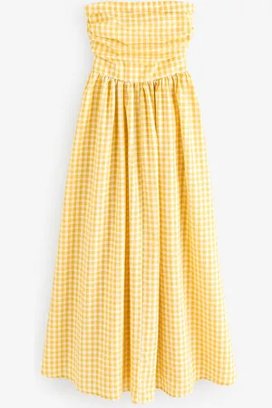Next Seersucker Bandeau Midi Summer Dress48