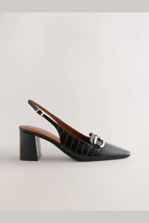 Next Forever Comfort schoenen met hardware, blokhak en rechte neusEU 38.5 (UK 5.5)